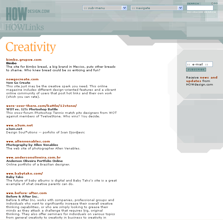 howdesign award/mention